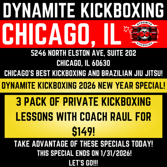 Dynamite Kickboxing 2026 New Year Private Lesson Special!
