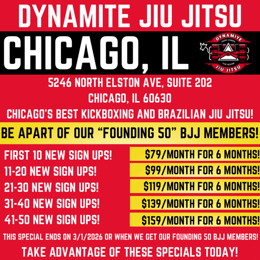 Dynamite Jiu Jitsu "Founding 50" Membership Special!