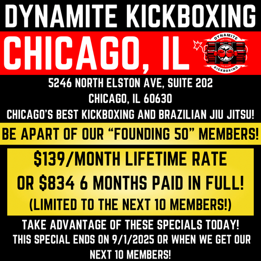 Dynamite Kickboxing "Founding 50" Membership Special!